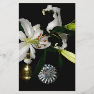 Papeterie Iirsh Design - Collection de laiton et de fleurs