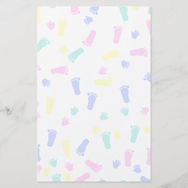 Papeterie Imprimantes à main et à pied pour bébé (Devant)