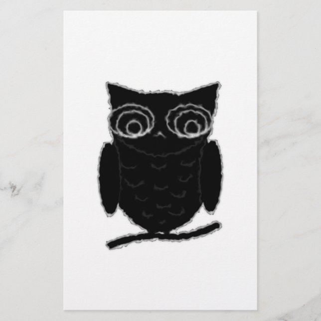 Papeterie Inkblot Owl (Devant)