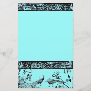 Papeterie INSÉPARABLES mariages noir et bleu