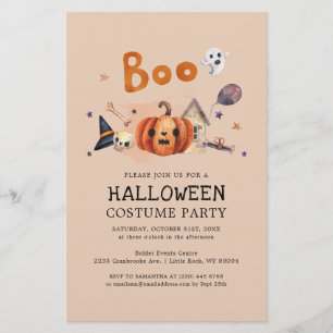 Papeterie Invitation mignonne pour une soirée de costumes d'
