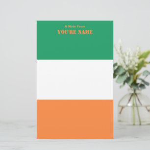 Papeterie Irlande National Flag, standard irlandais, bannièr