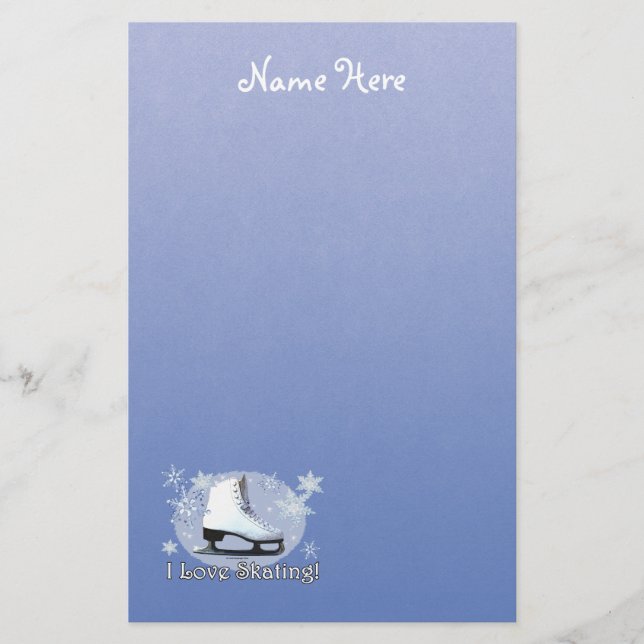 Papeterie J'aime patiner ! (Devant)