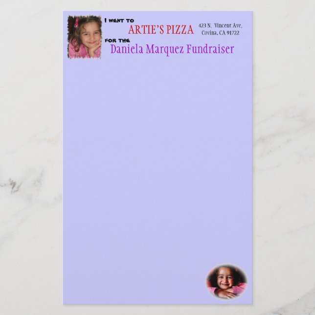 Papeterie Je suis allé chez Artie (Devant)