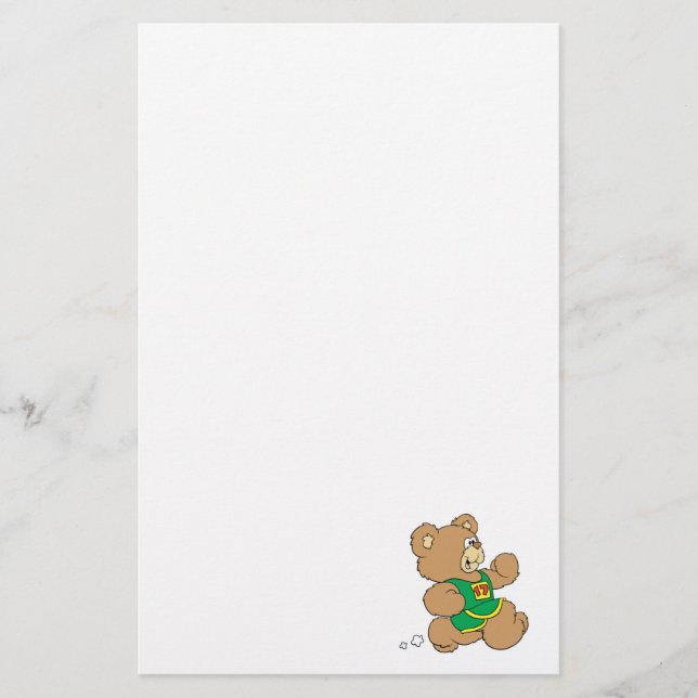 Papeterie Jogging Running Bear (Devant)