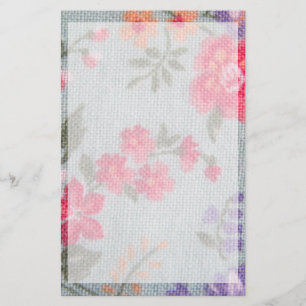 Papeterie Joli stationnaire floral vintage