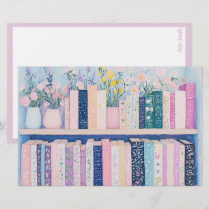 Papeterie Jolies fleurs et livres