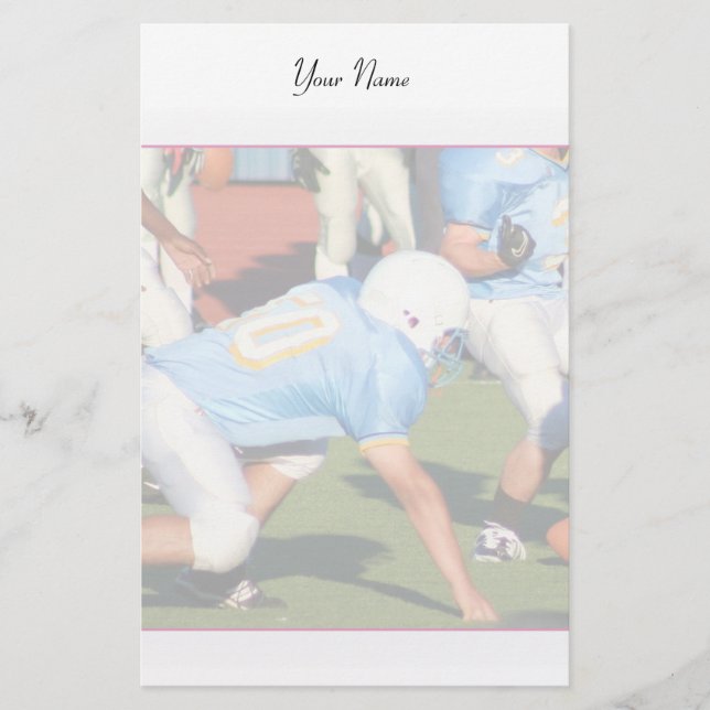 Papeterie Joueurs de football stationnaires (Devant)