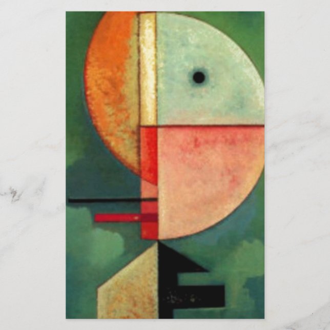 Papeterie Kandinsky peinture Abstraite ascendante (Devant)
