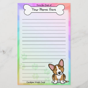Papeterie Kawaii Sable Cardigan Welsh Corgi