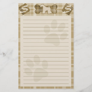 Papeterie Kerry Blue Terrier Dog Breed Stationery