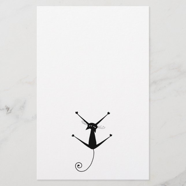 Papeterie Kitty fantaisie noir 10 (Devant)