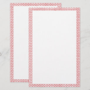 Papeterie KNIT DE LIGNE ROUGE 5.5x8.5 Papier