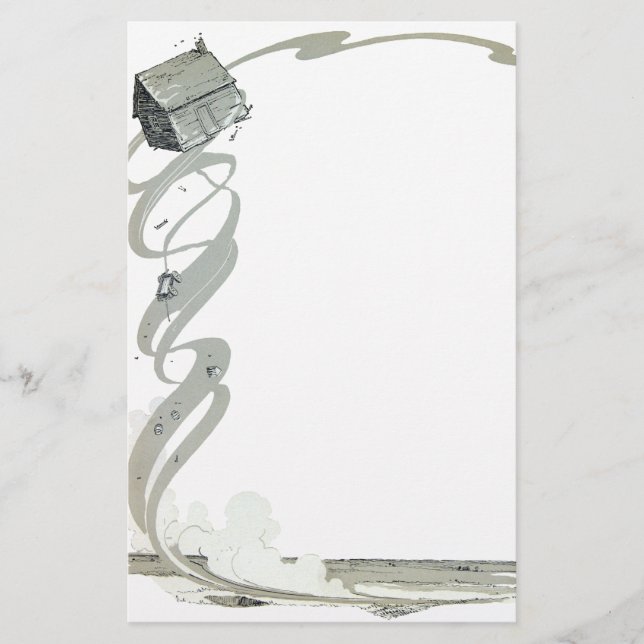 Papeterie La Chambre de Dorothy - le cyclone (Devant)