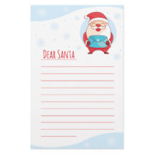 La lettre mignonne d'amusement au cher père noël a