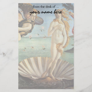 Papeterie La naissance de Vénus par Sandro Botticelli