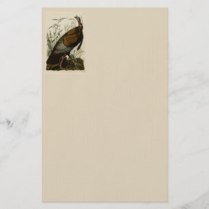 Papeterie La Turquie sauvage par John Audubon