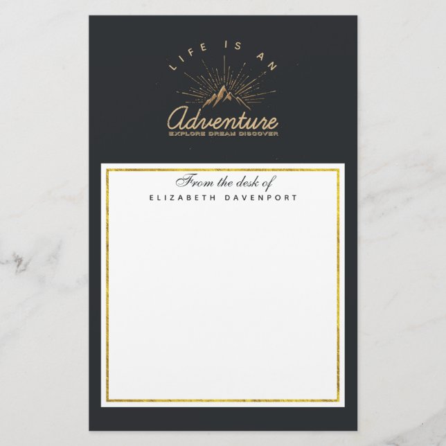 Papeterie La vie est une aventure Explore Dream Découvrir (Devant)