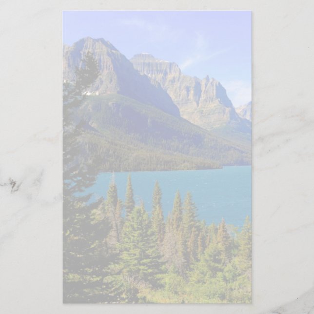 Papeterie Lac st. Mary, parc national de glacier, Montana (Devant)