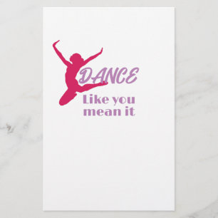 Papeterie L'Amour À Danse Danser Comme Vous Le Voulez Dire F