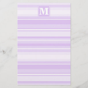 Papeterie Landes lilas monogrammes