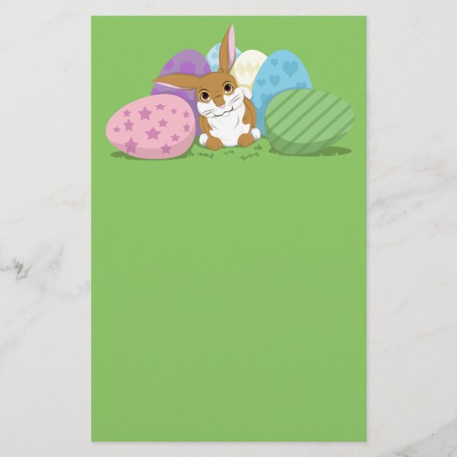 Papeterie Lapin de Pâques (Devant)