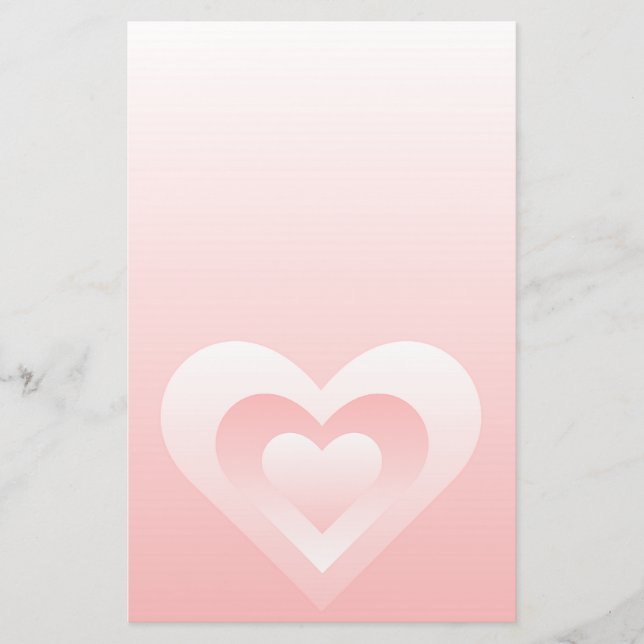 Papeterie Lettre d'amour Papier à lettres (Devant)