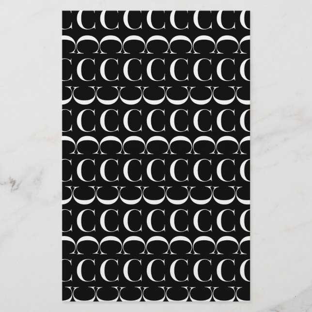 Papeterie Lettre initiale C (Devant)