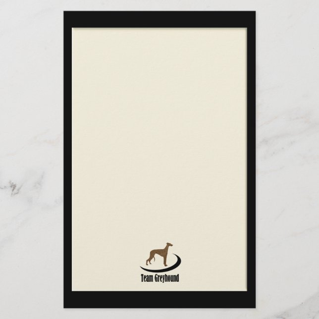 Papeterie Lévrier d'équipe (Devant)