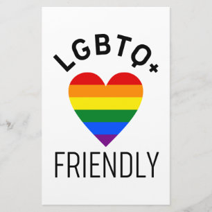 Papeterie lgbtq amicale orteil symbole d'amour gay lgbtq rai