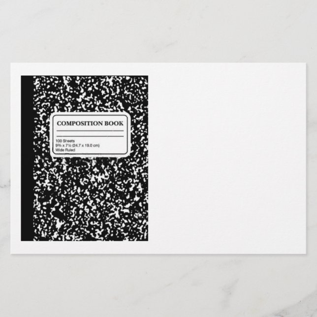 Papeterie Livre de composition/Étudiant-Enseignant (Devant)