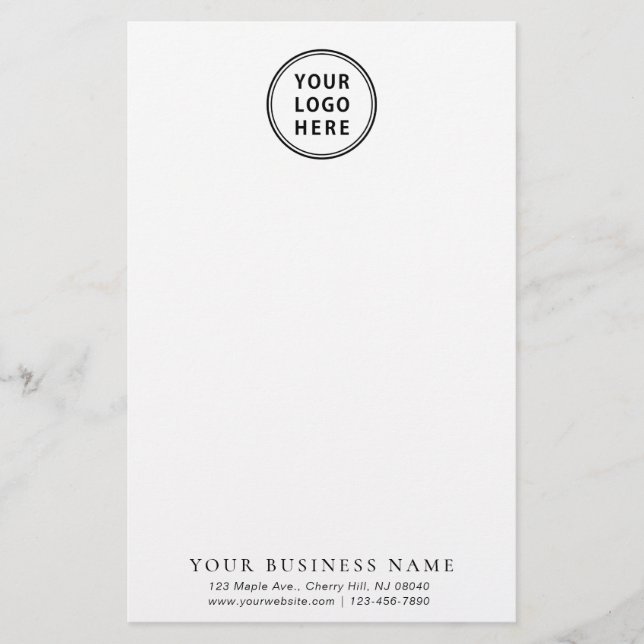 Papeterie Logo d'entreprise moderne (Devant)