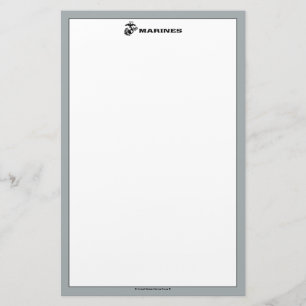 Papeterie Logo en noir empilé USMC