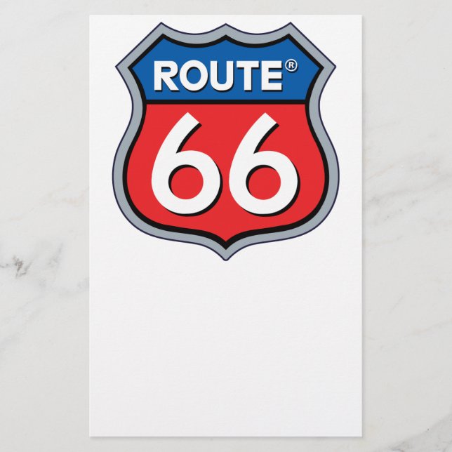 Papeterie Logo Route 66 (Devant)