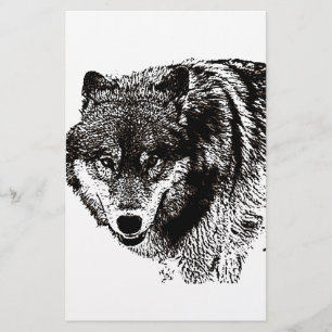 Papeterie Loup sauvage