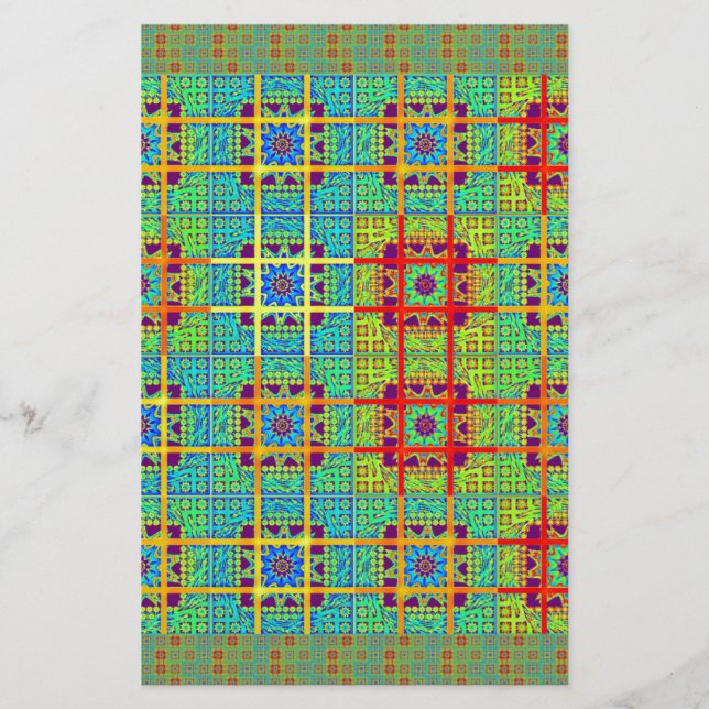 Papeterie Magnifique jolie maya ethnique Imprimer design vec (Devant)