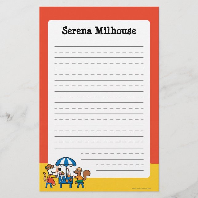 Papeterie Maisy et Cyrille Snacktime à la plage (Devant)