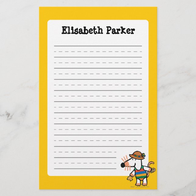 Papeterie Maisy rassemblant des coquilles à la plage (Devant)