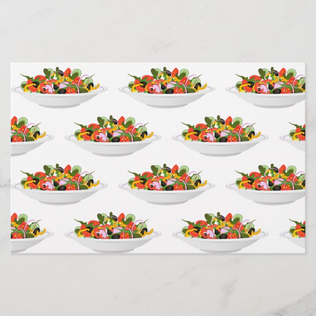 Papeterie Mangez plus de plantes frais motivation salade let (Devant)