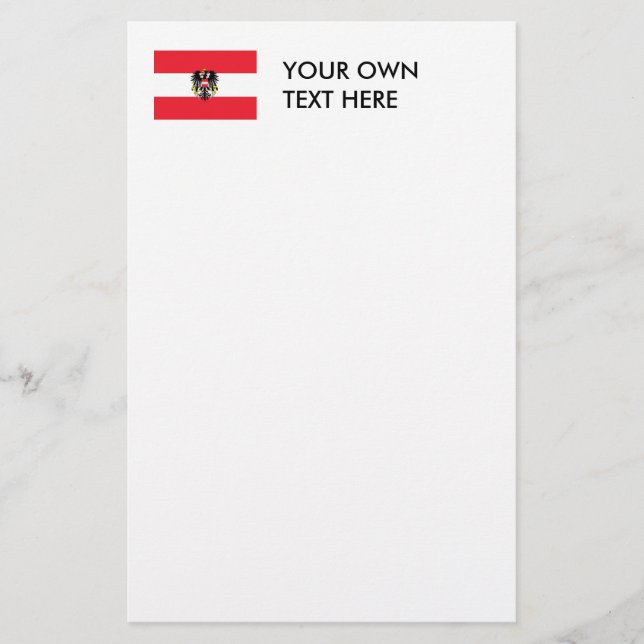 Papeterie Manteau de l'Autriche des bras (Devant)