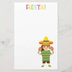 Papeterie Maracas de Fête Mexicaine de Fille Mignonne