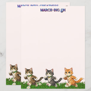 Papeterie Marching Cats