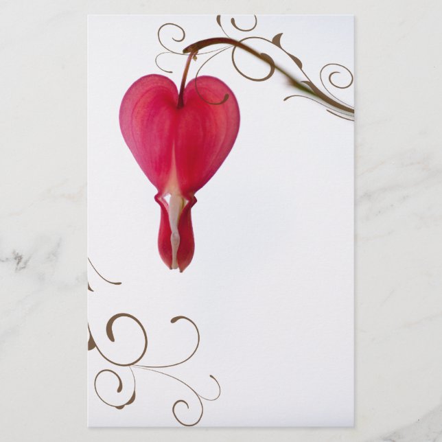 Papeterie Mariage des Coeurs rouges saignants (Devant)