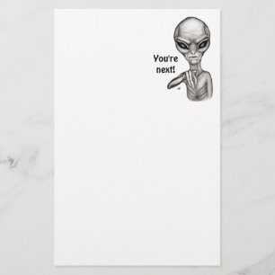 Papeterie Mauvais Alien, Tu es le prochain ! 