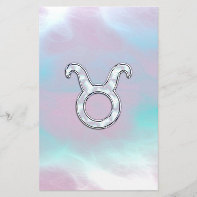 Papeterie Mère de Pearl Taurus Zodiac Astrologie (Devant)
