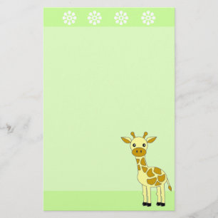 Papeterie mignonne de girafe