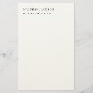 Papeterie Minimaliste Classique Simple Professionnel