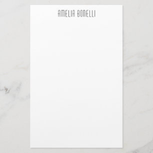 Papeterie Minimaliste Moderne Professionnel Simple Taille St