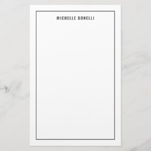 Papeterie Minimaliste Professionnel Moderne Simple