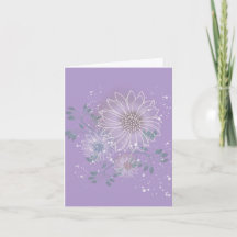 Papeterie moderne de cartes de notes botaniques vi
